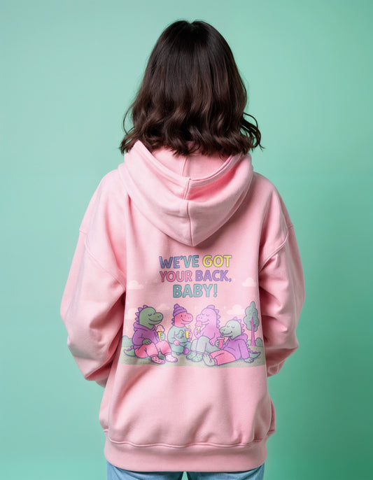 Emotional Support Hoodie – Dino Edition